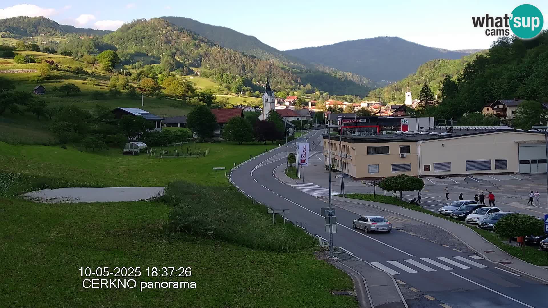 Cerkno Stadteingang Live-Webcam