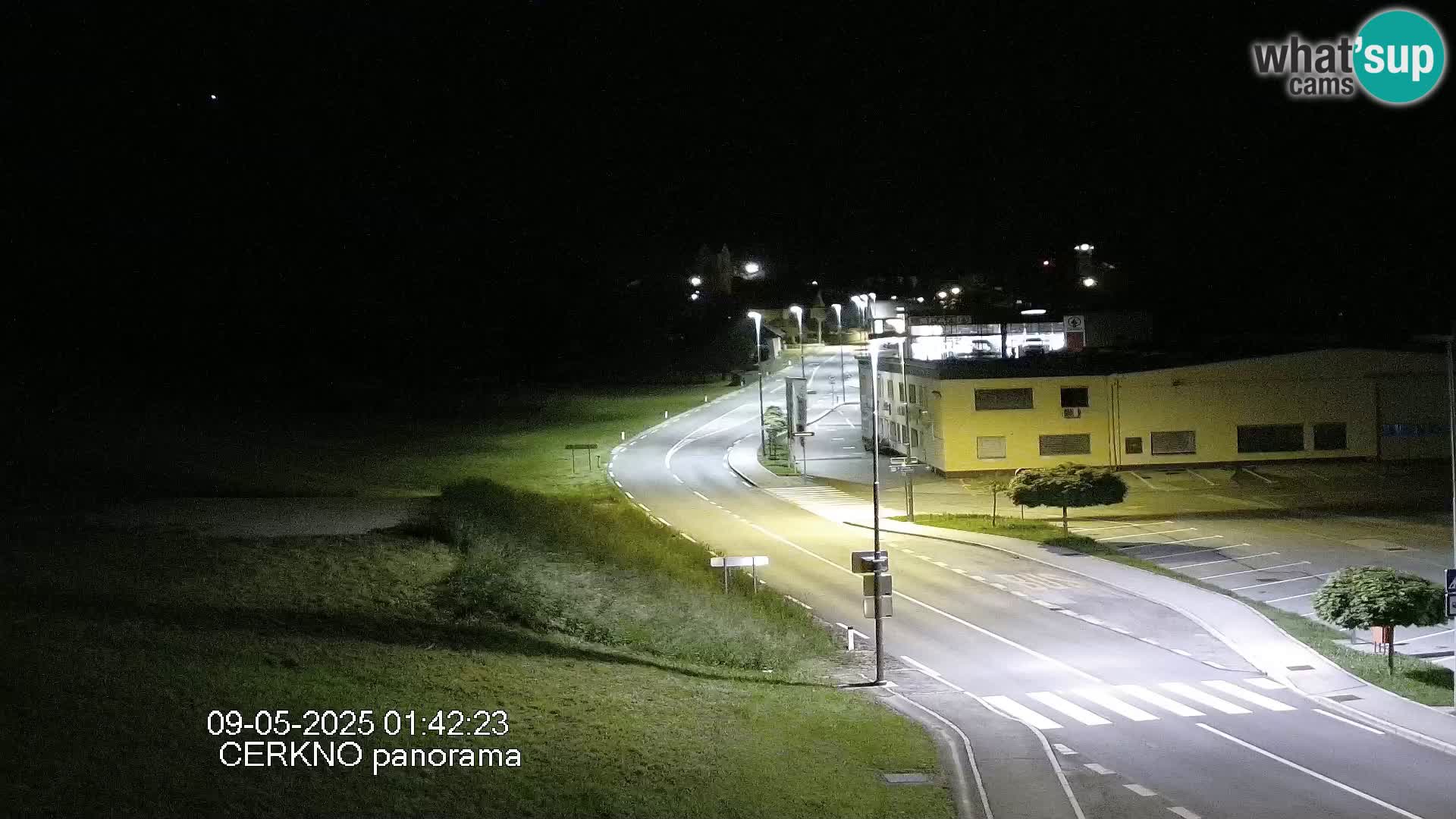 Cerkno city entrance Live Webcam