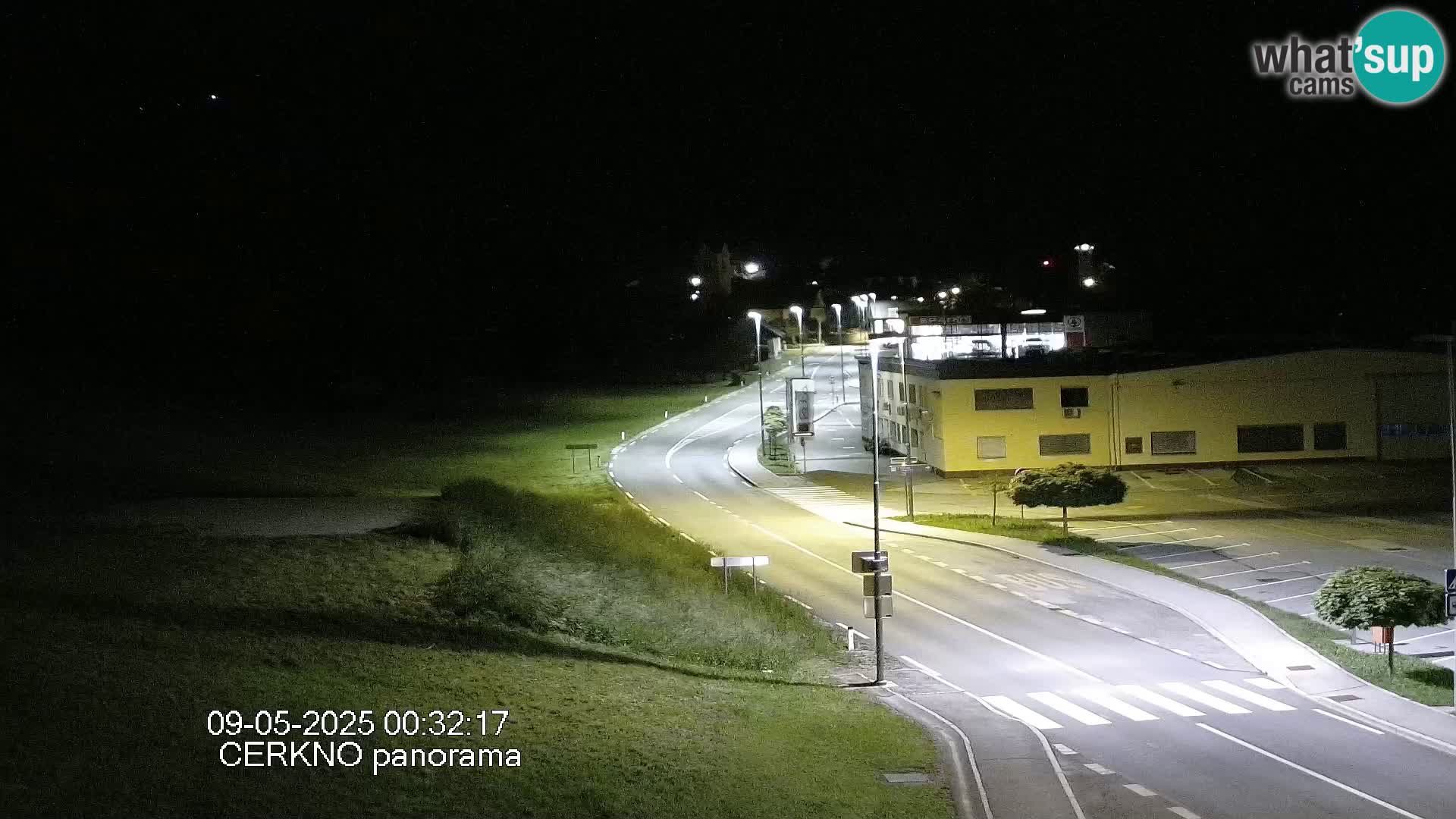 Cerkno entrada a la ciudad Webcam en vivo