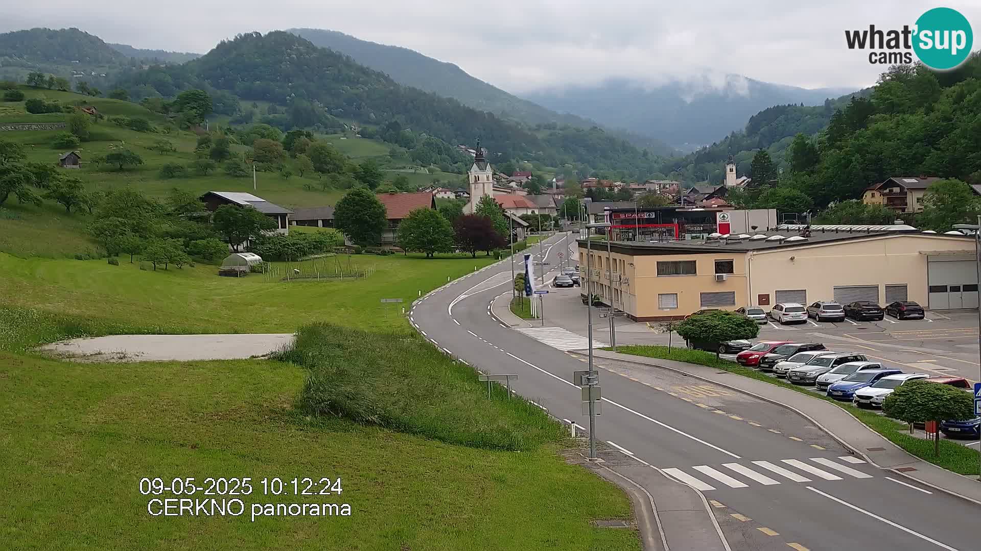 Cerkno ulaz u grad – Kamera uživo
