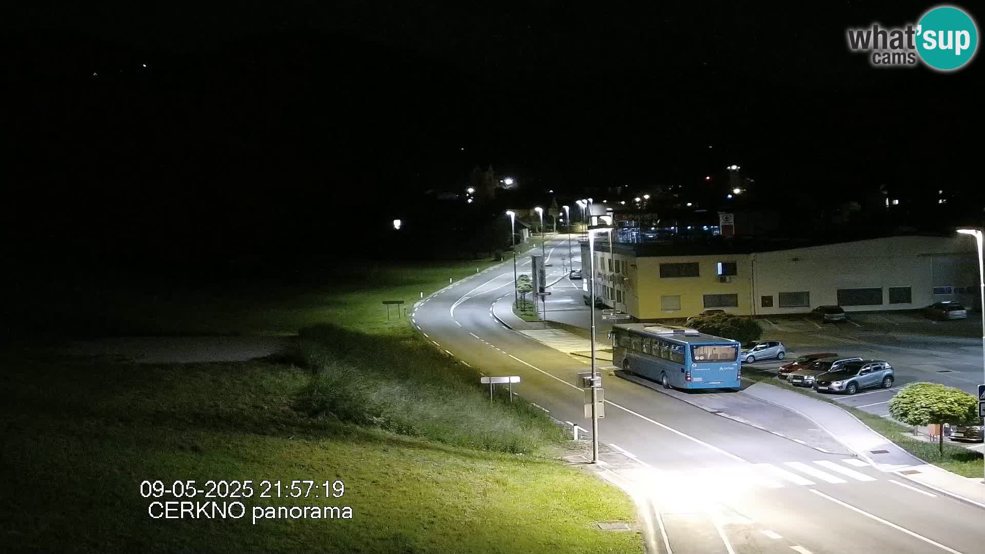 Cerkno city entrance Live Webcam
