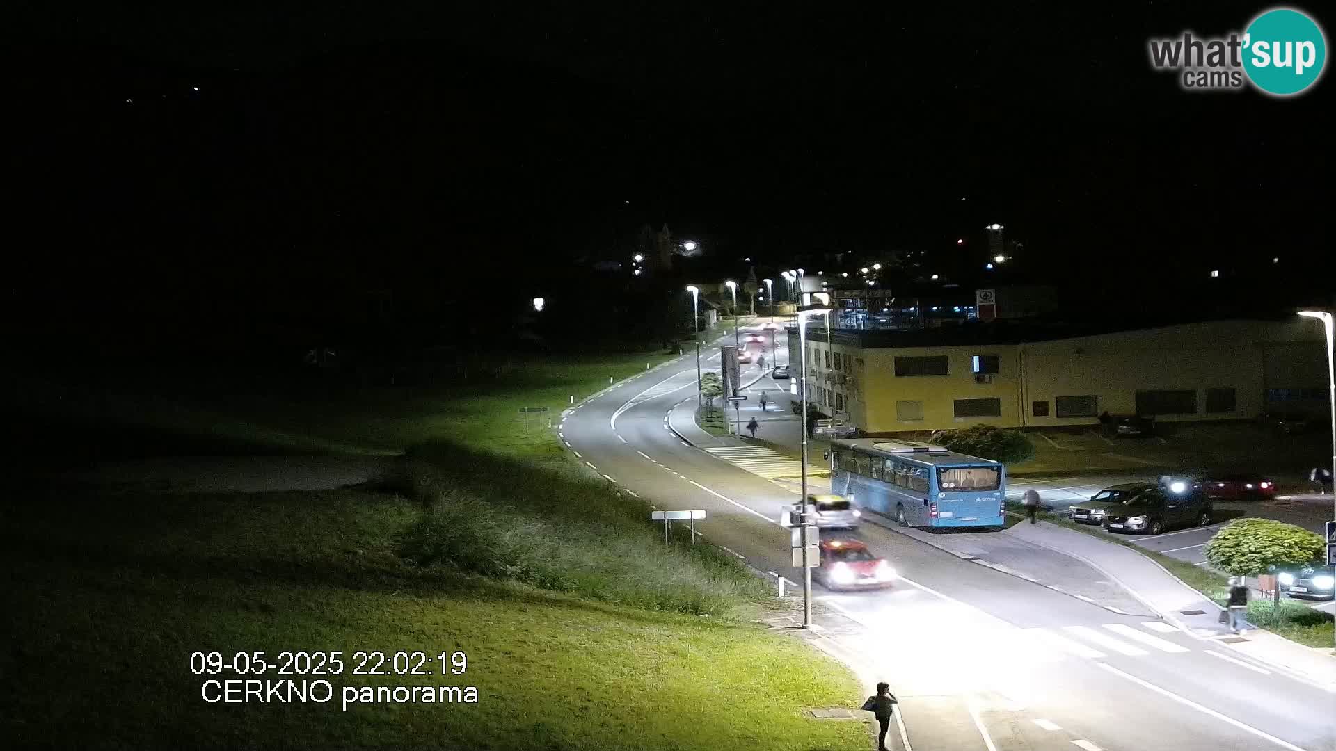 Cerkno city entrance Live Webcam
