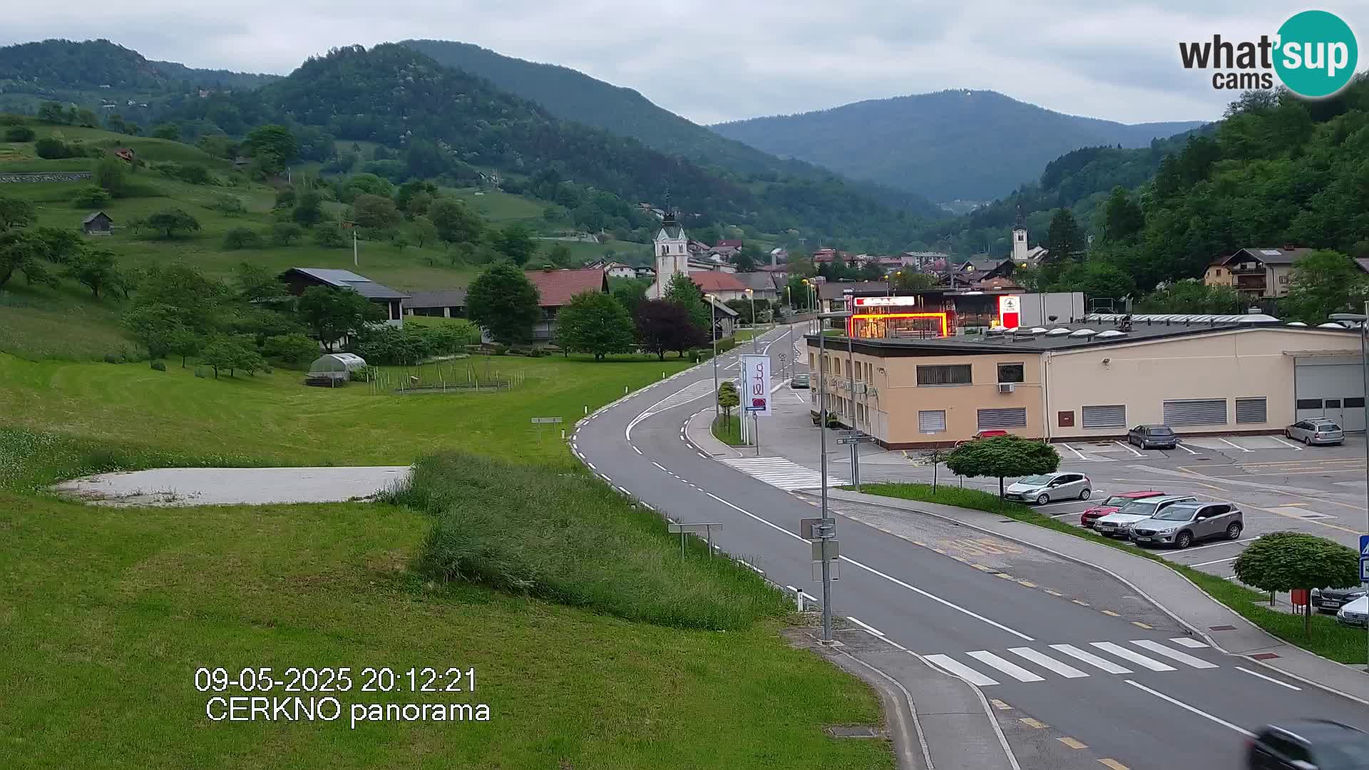 Cerkno ulaz u grad – Kamera uživo