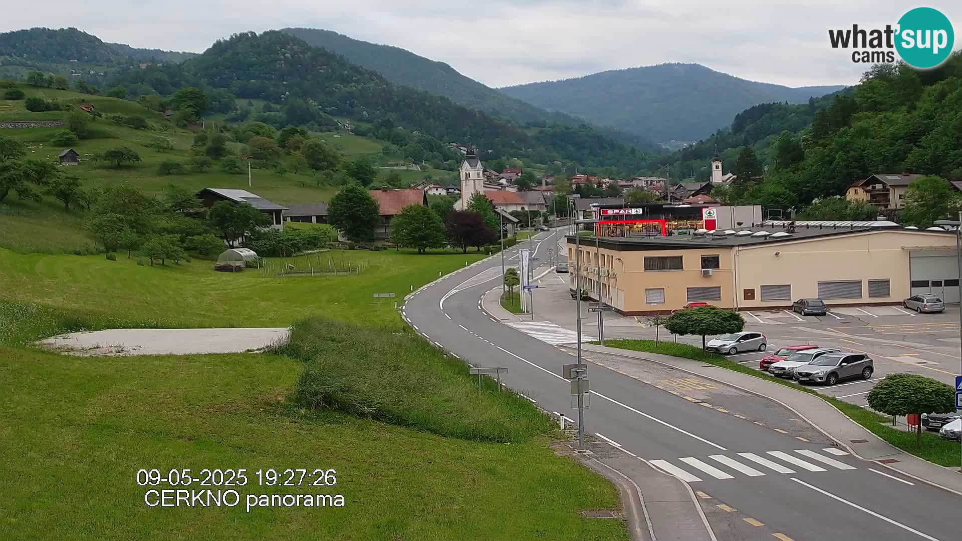 Cerkno Stadteingang Live-Webcam