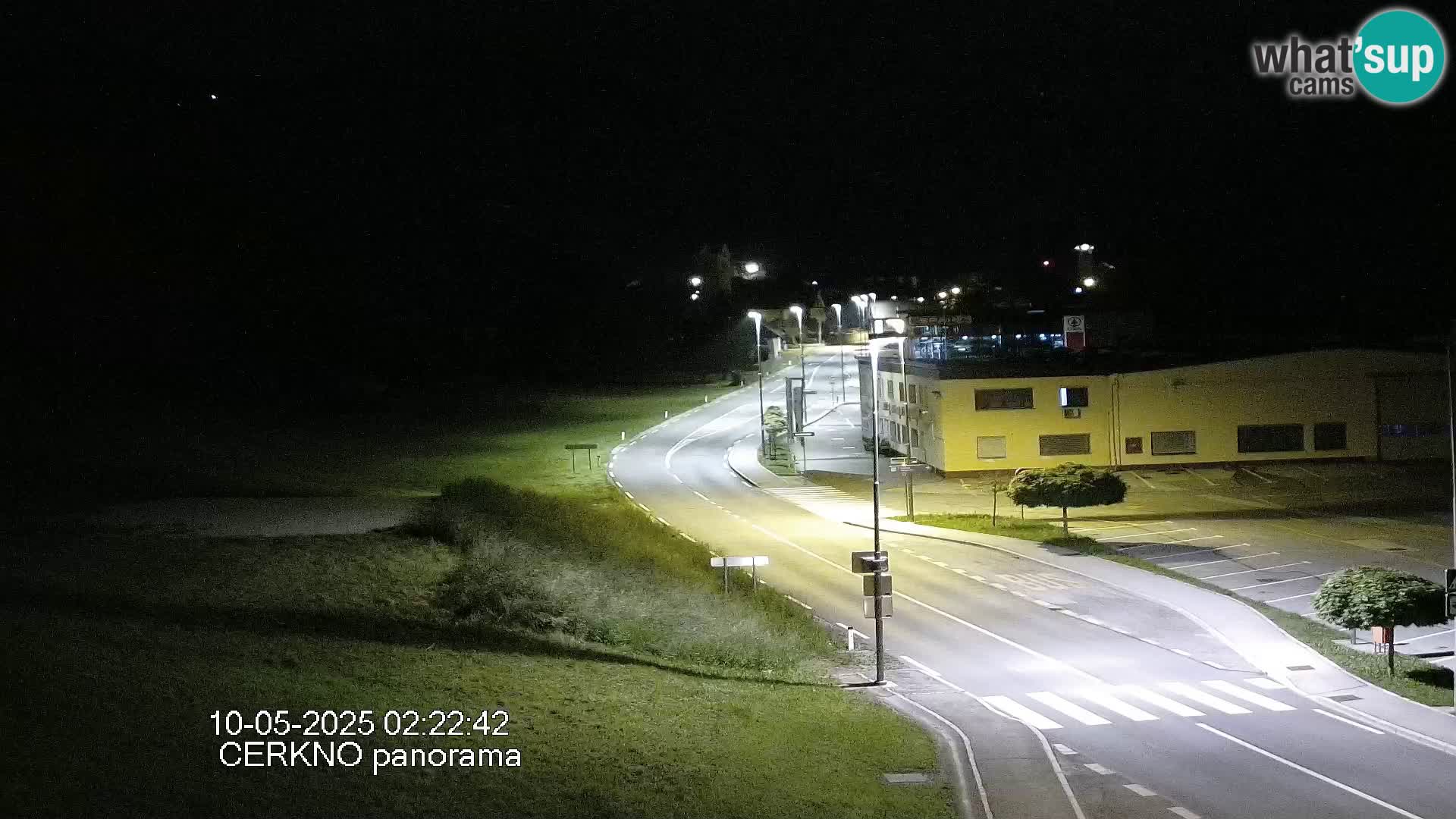 Cerkno city entrance Live Webcam