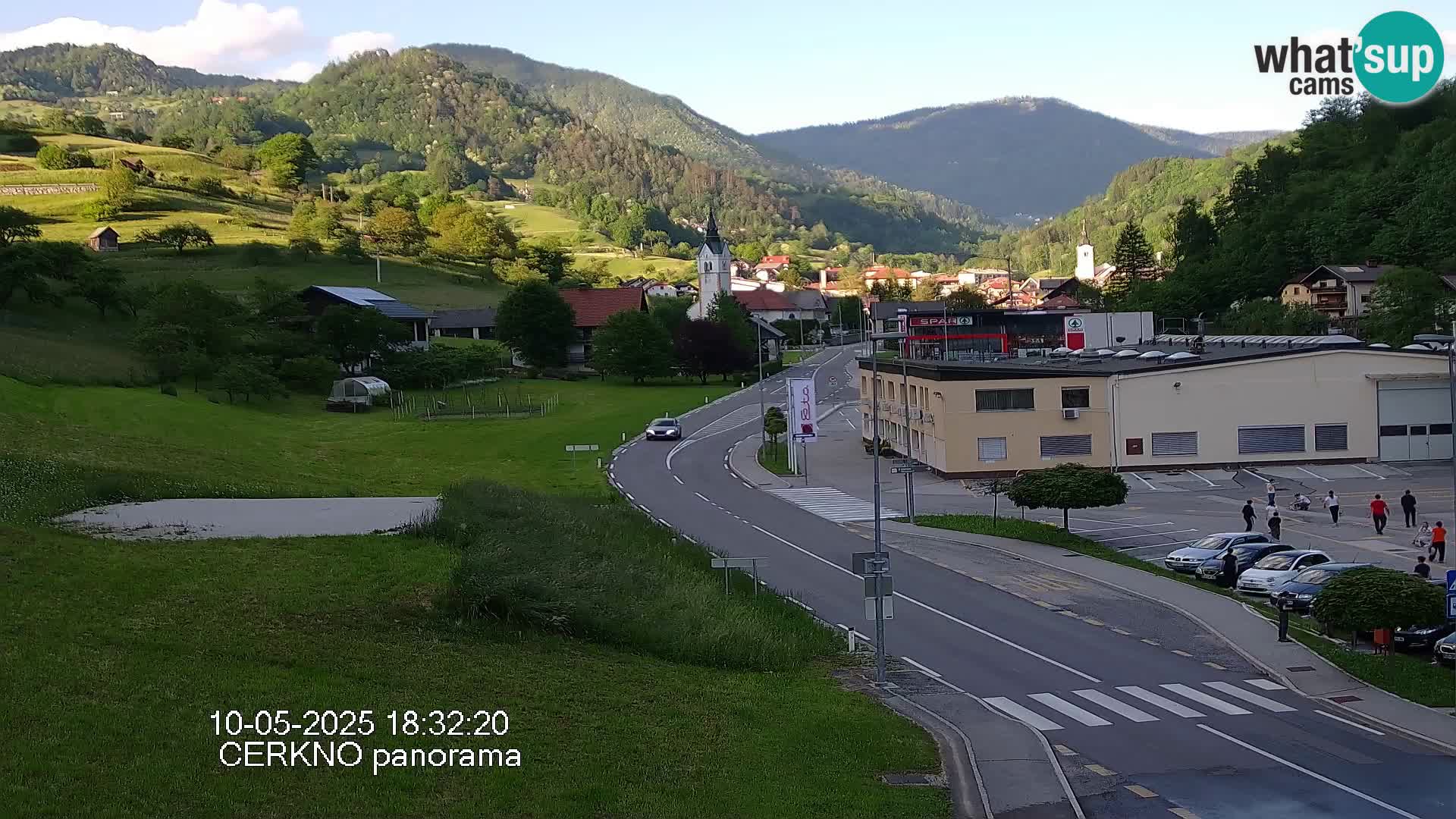 Cerkno Stadteingang Live-Webcam