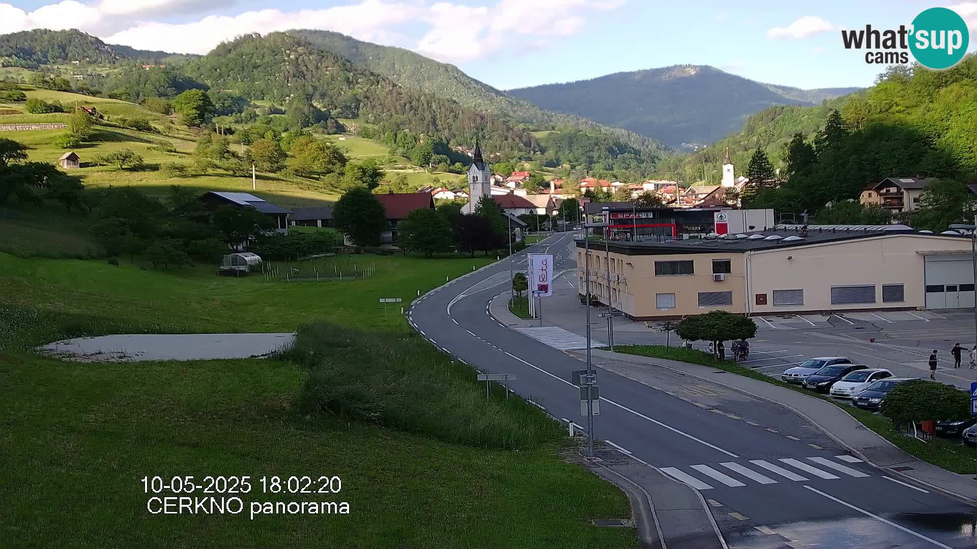 Cerkno ulaz u grad – Kamera uživo