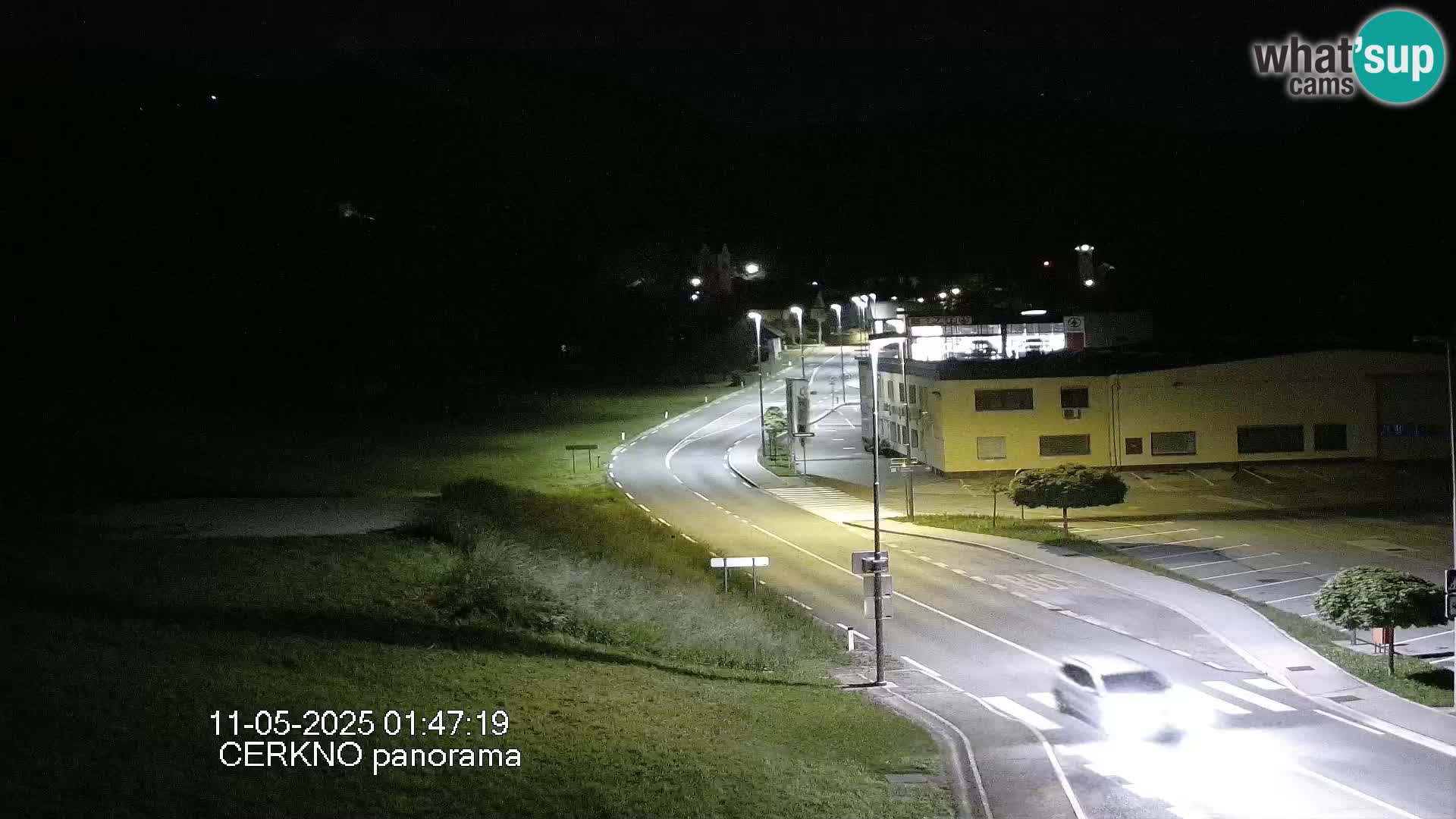 Cerkno city entrance Live Webcam