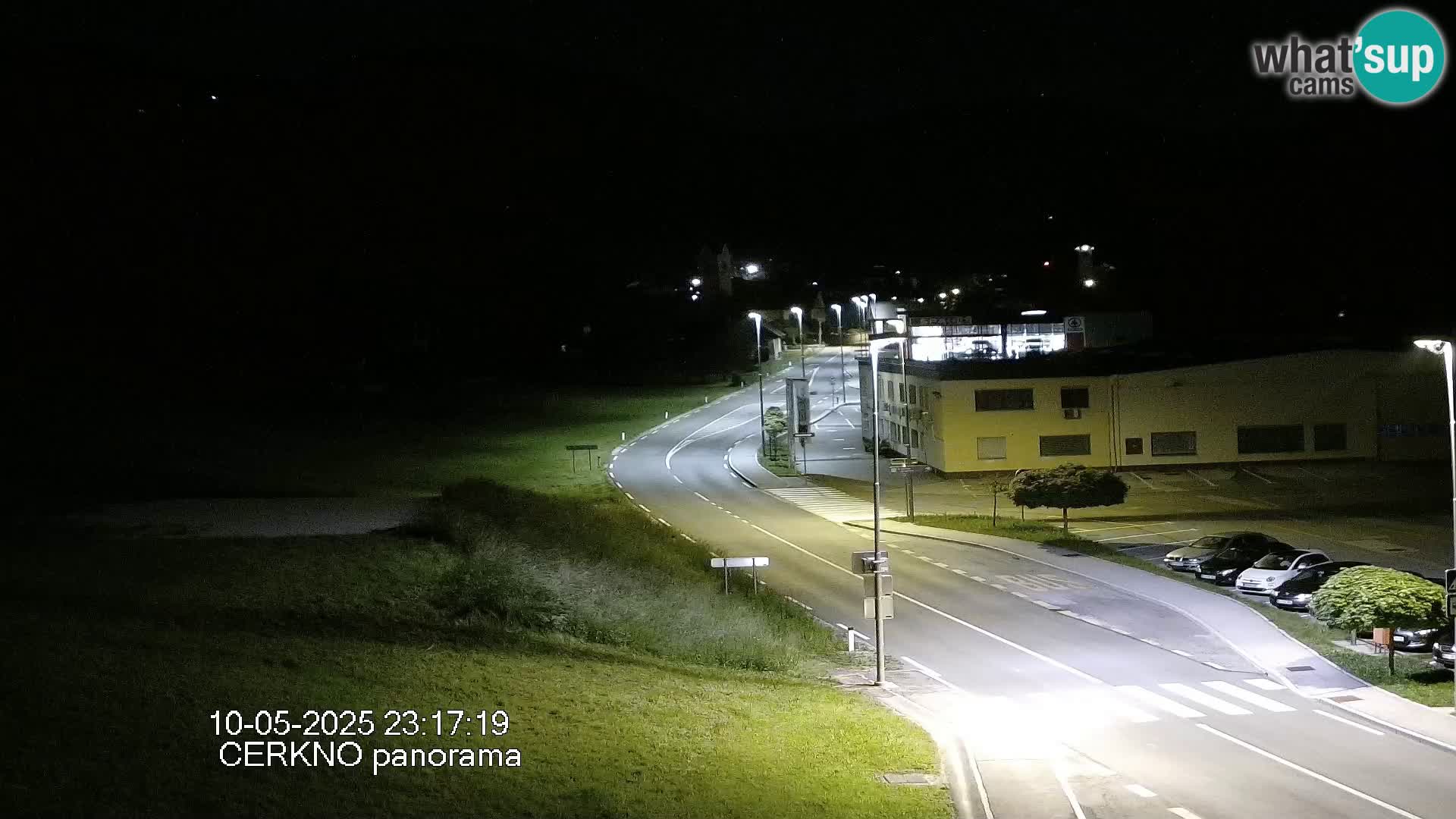 Cerkno city entrance Live Webcam