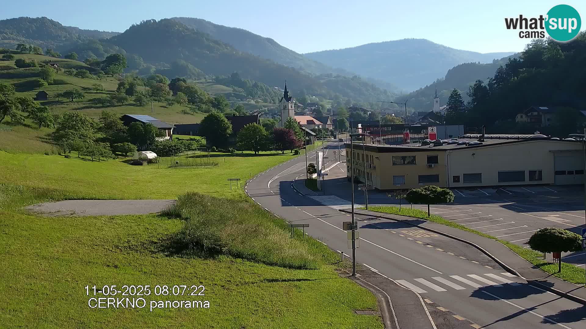 Webcam Ingresso Città di Cerkno