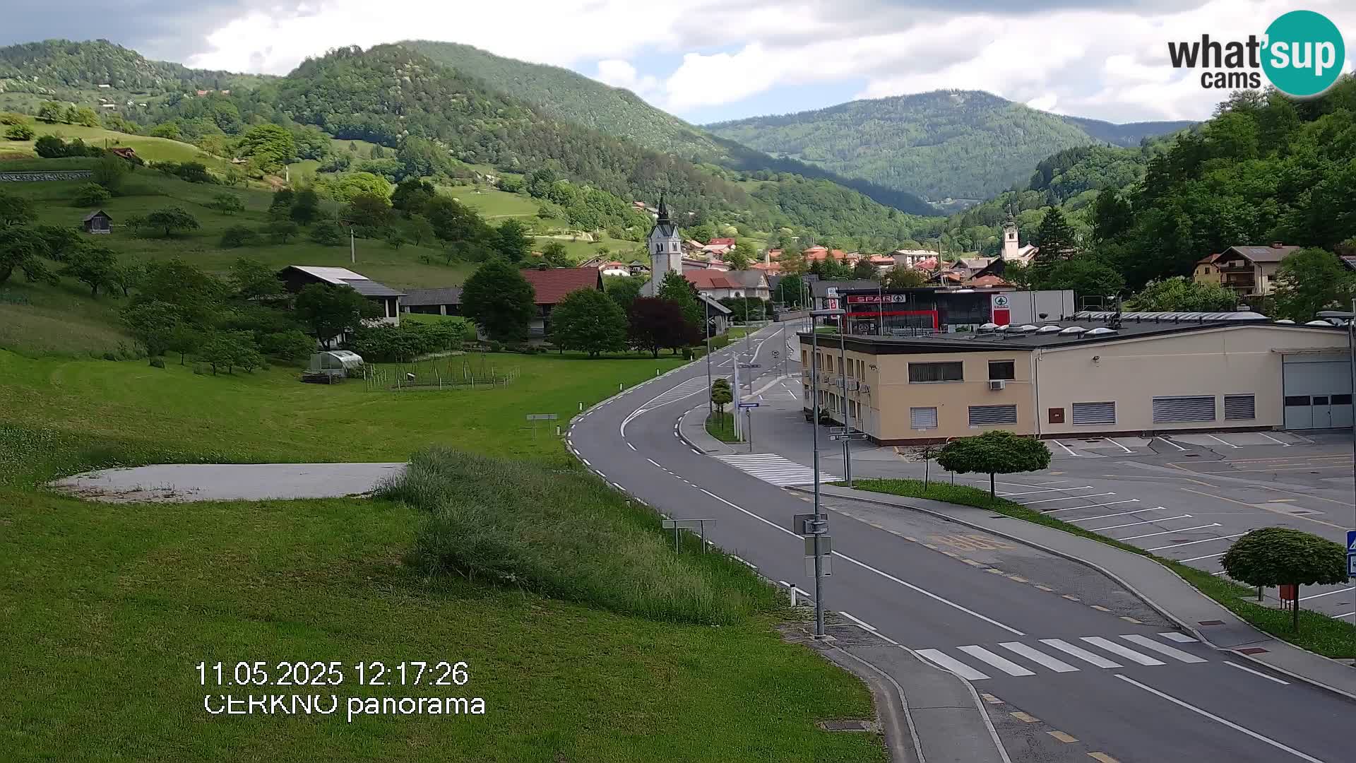 Webcam Ingresso Città di Cerkno
