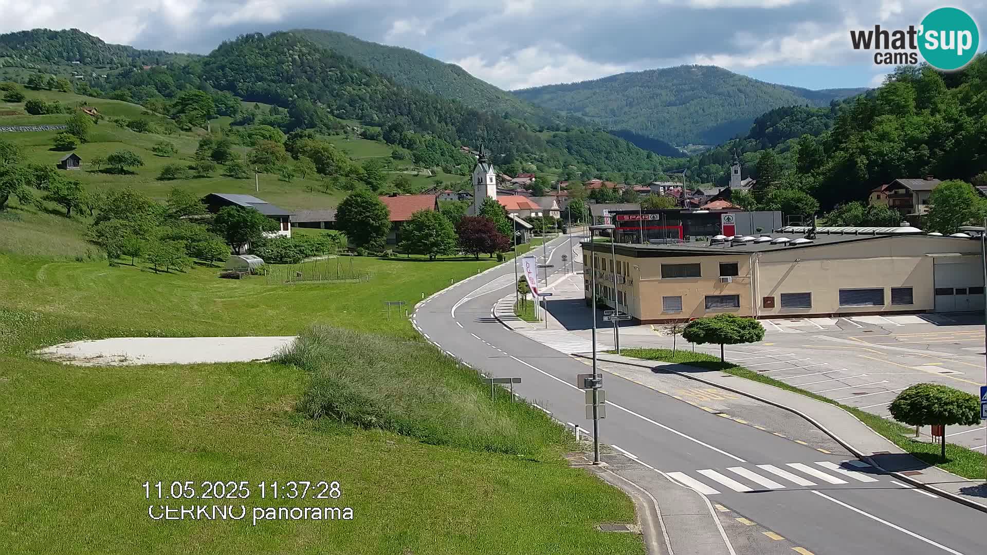 Cerkno ulaz u grad – Kamera uživo