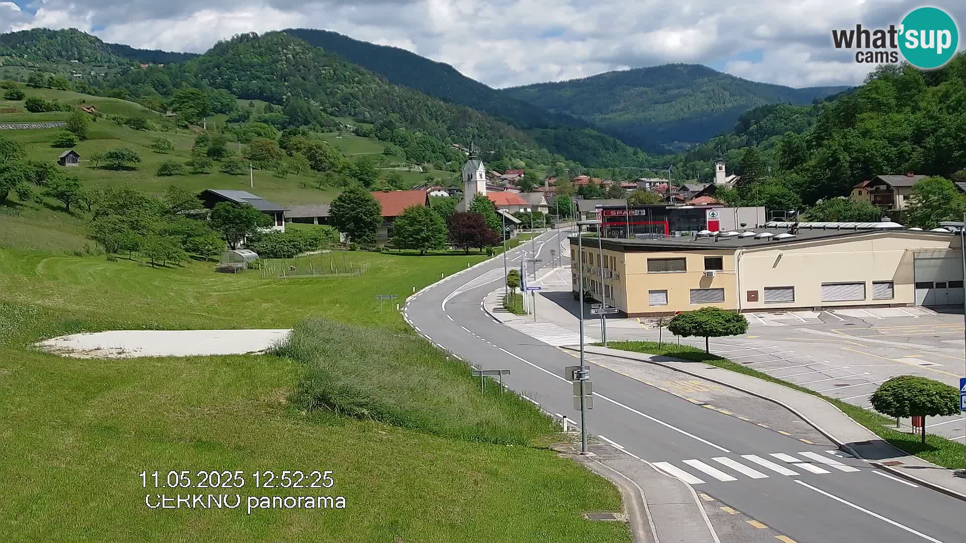 Cerkno ulaz u grad – Kamera uživo