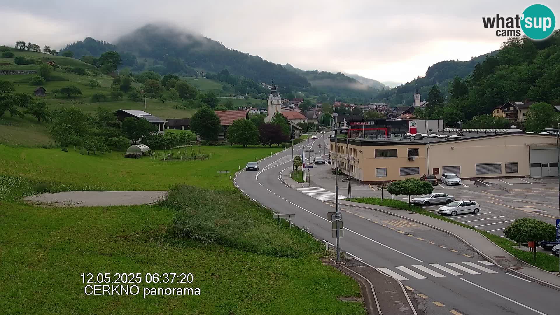 Cerkno Stadteingang Live-Webcam