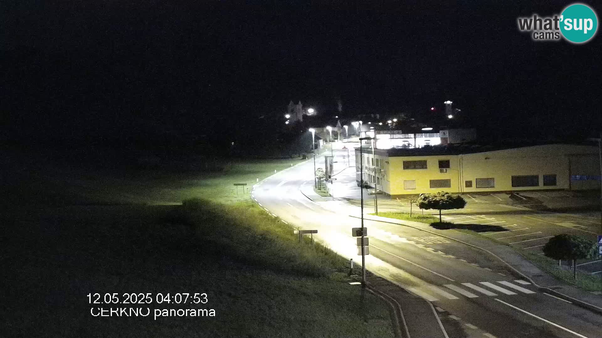 Cerkno city entrance Live Webcam