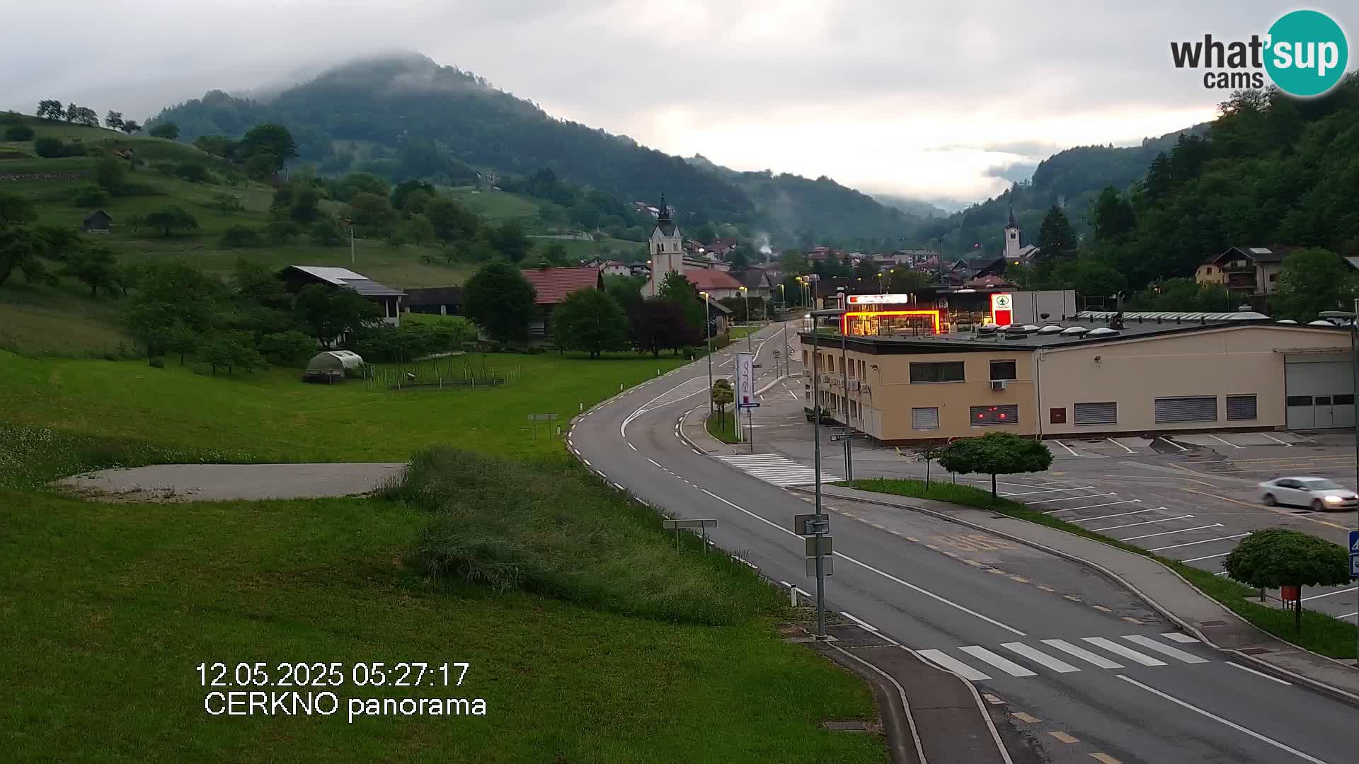 Cerkno ulaz u grad – Kamera uživo