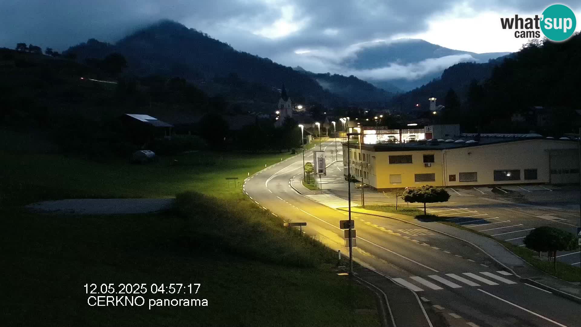Cerkno ulaz u grad – Kamera uživo
