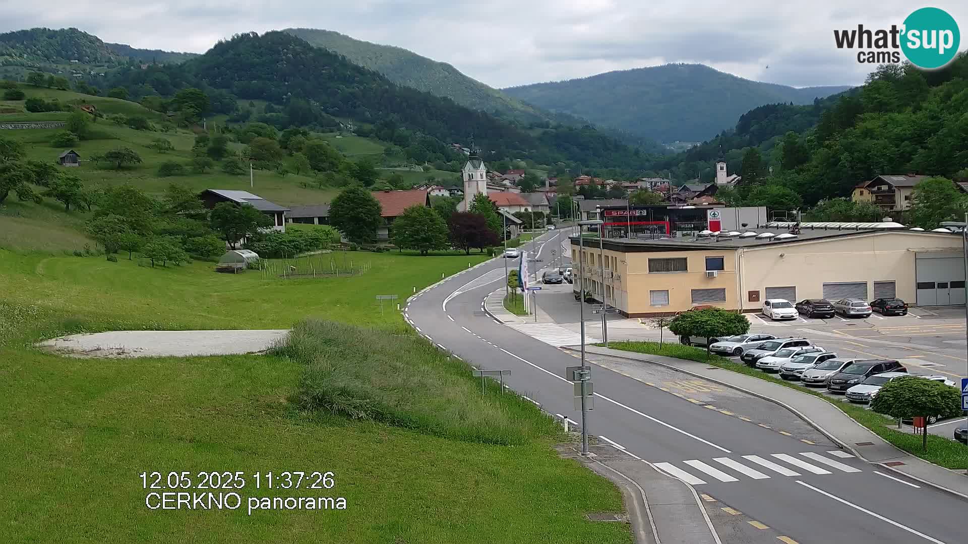 Cerkno Stadteingang Live-Webcam