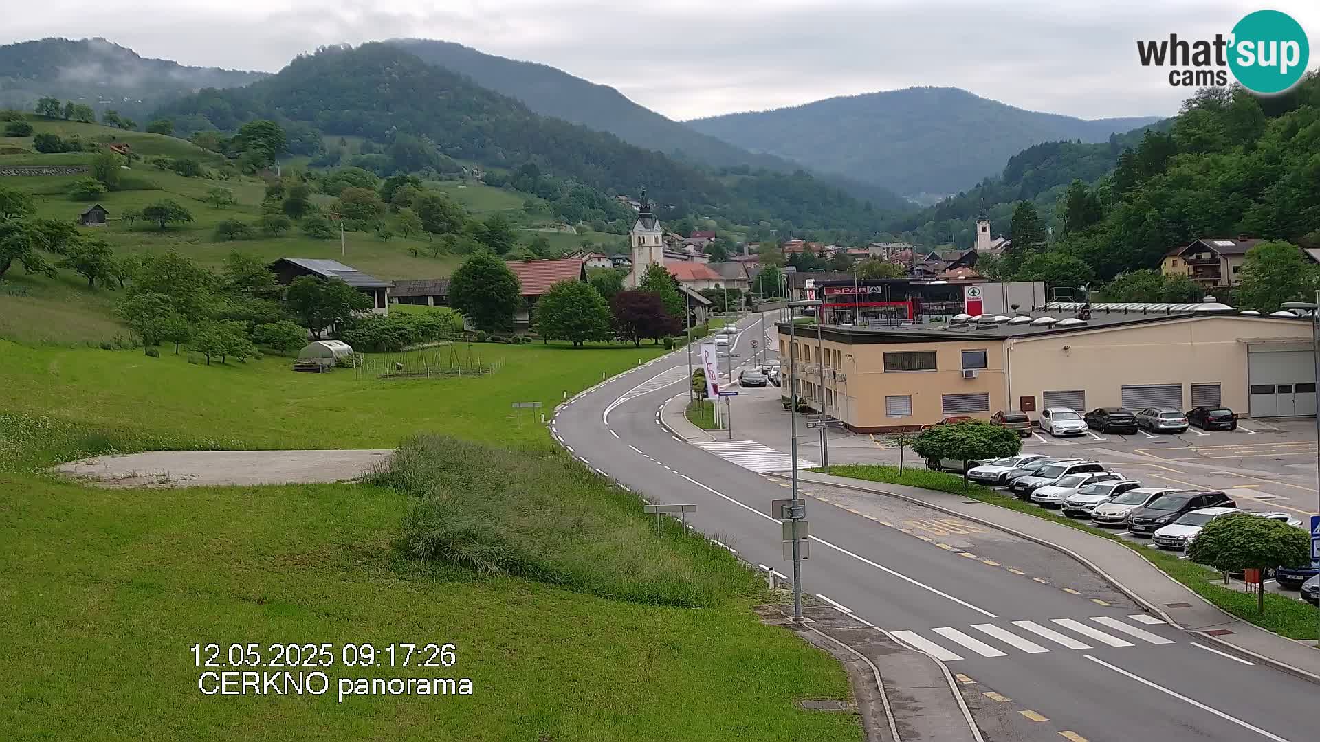 Cerkno ulaz u grad – Kamera uživo