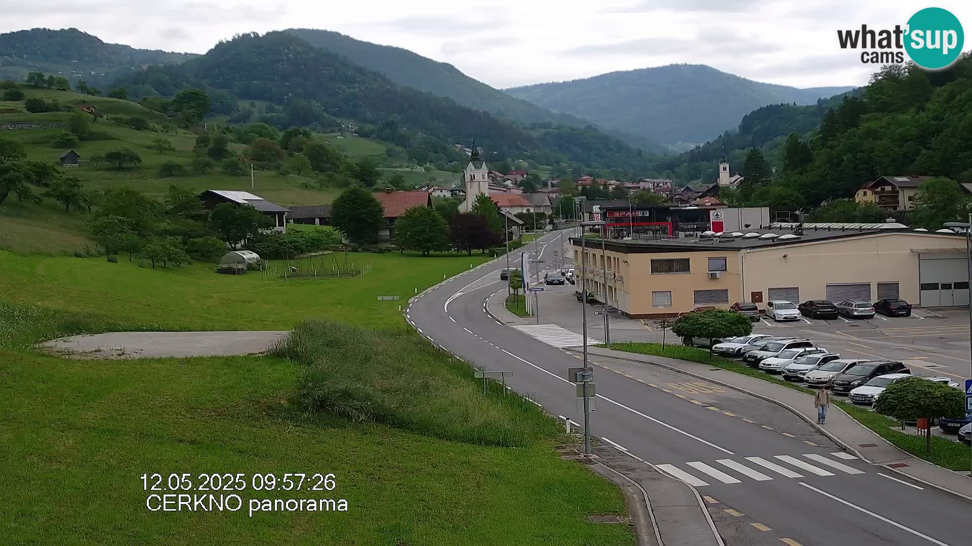 Cerkno ulaz u grad – Kamera uživo