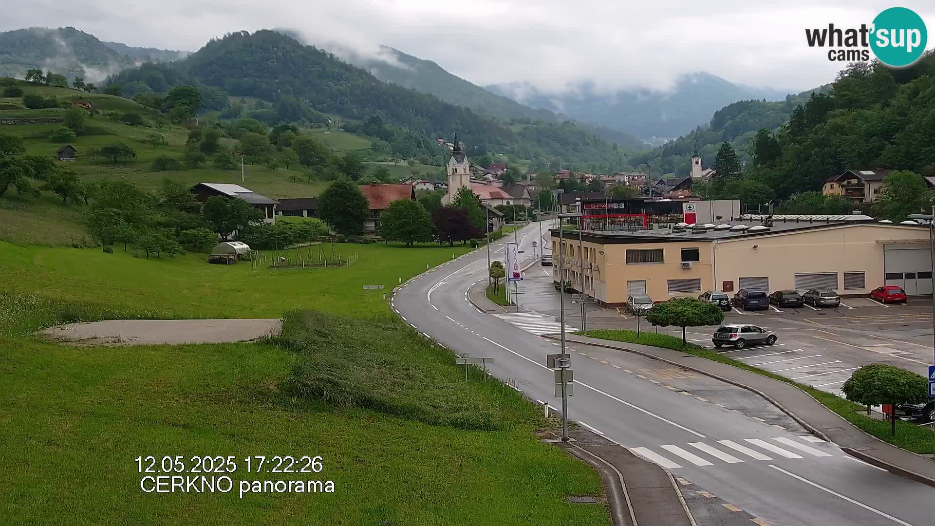 Cerkno ulaz u grad – Kamera uživo