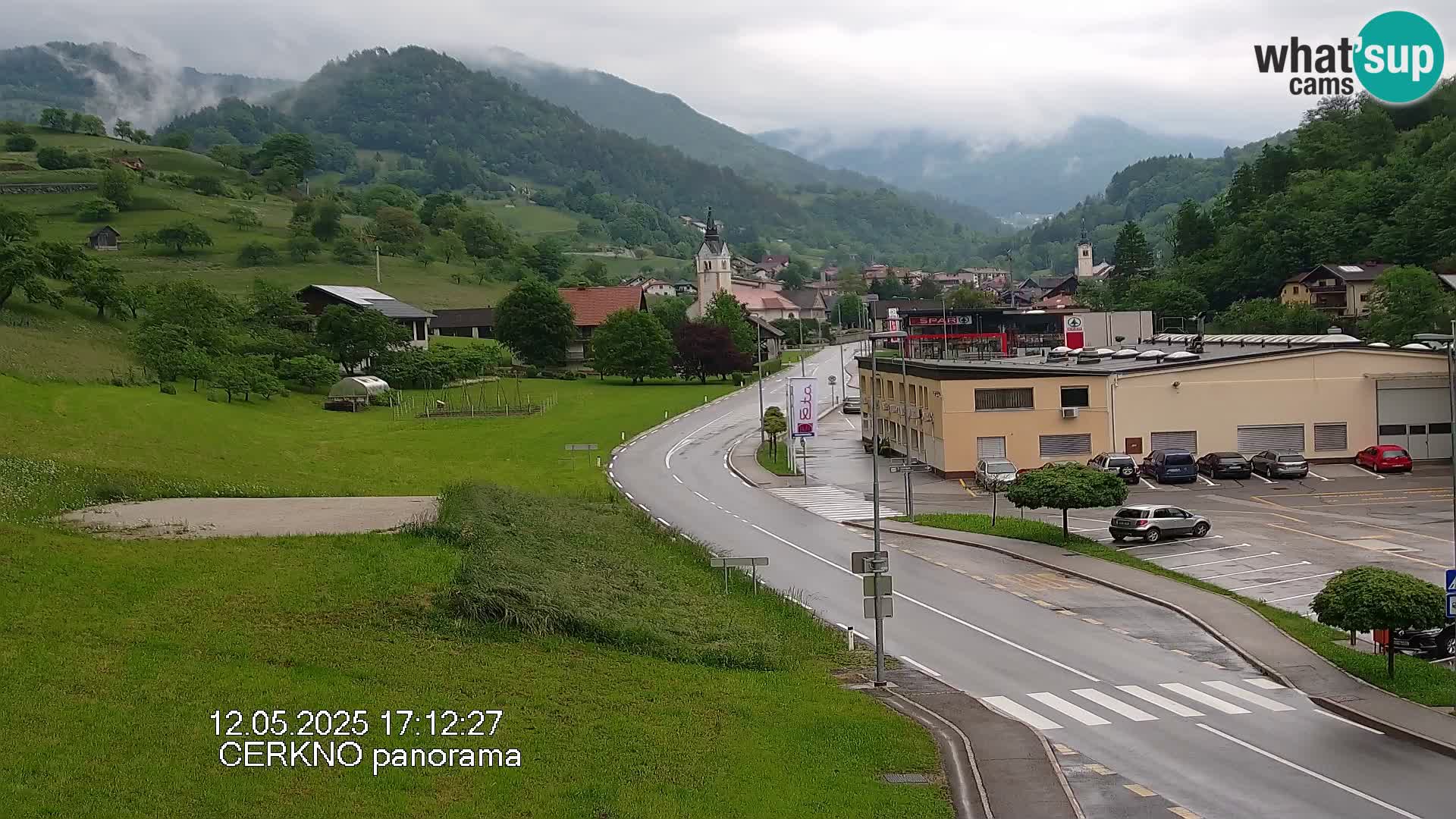 Cerkno Stadteingang Live-Webcam