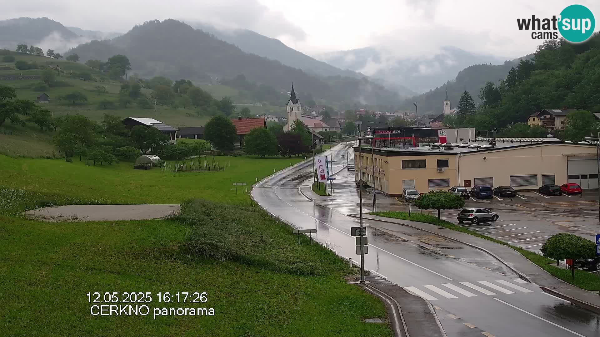 Webcam Ingresso Città di Cerkno