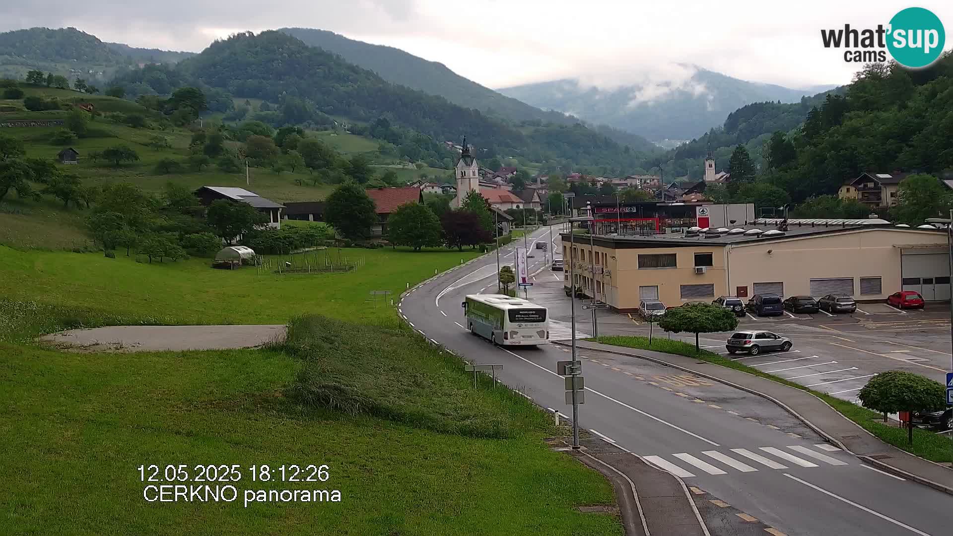 Webcam Ingresso Città di Cerkno