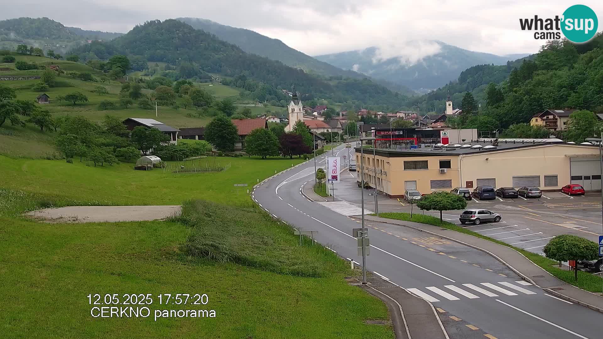 Webcam Ingresso Città di Cerkno