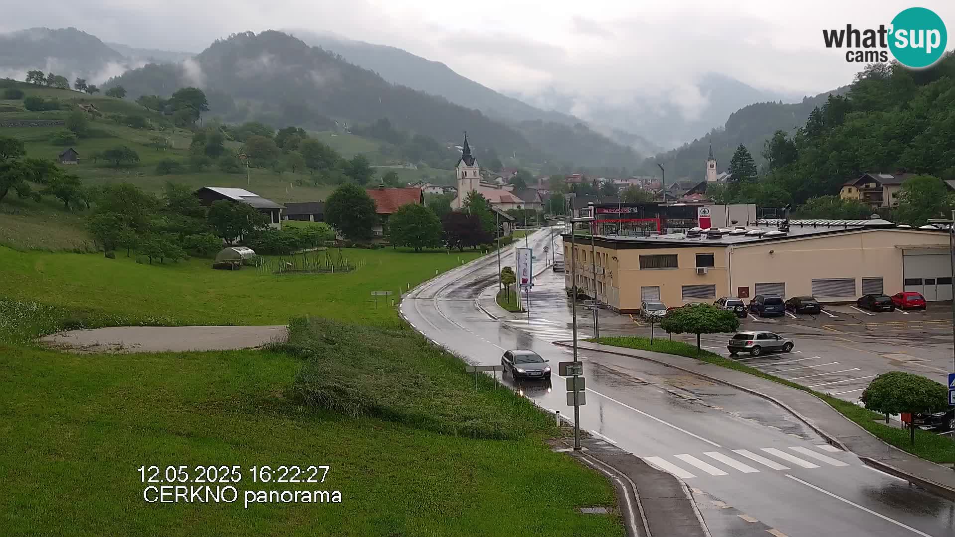 Cerkno Stadteingang Live-Webcam