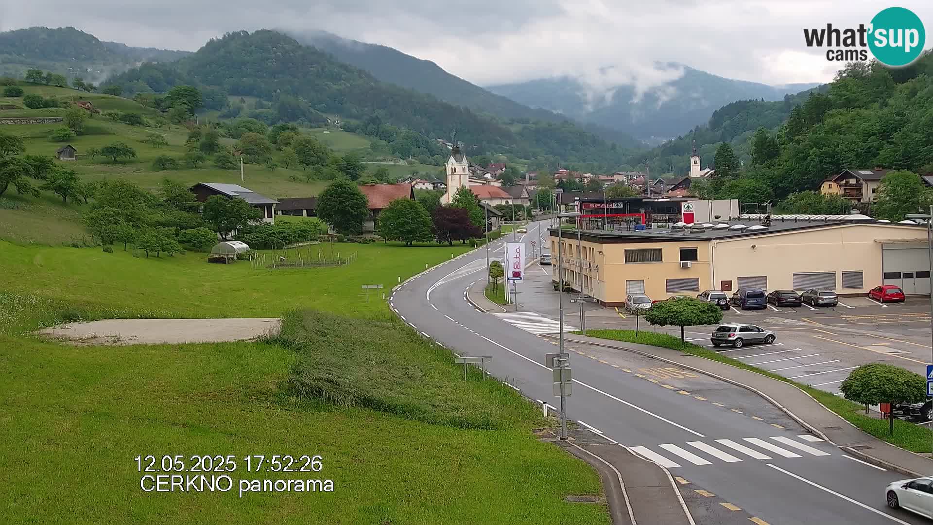 Cerkno ulaz u grad – Kamera uživo