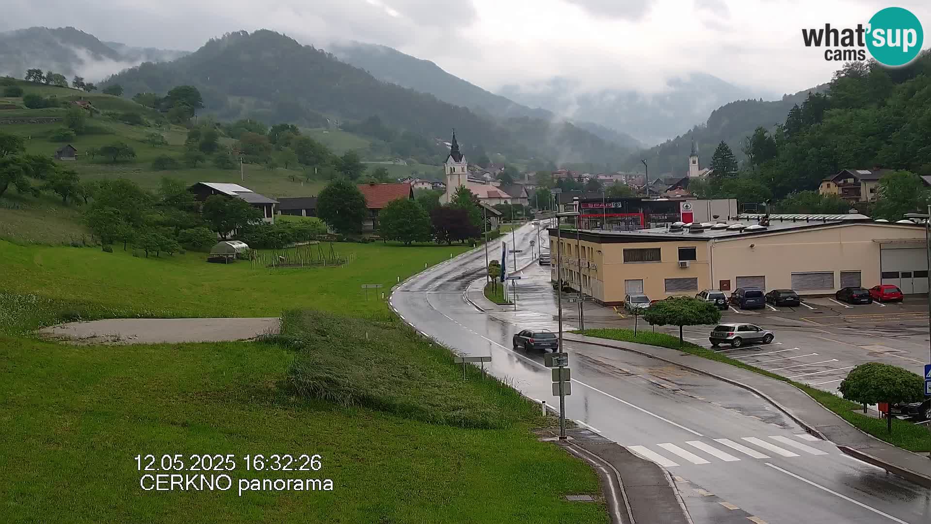 Cerkno ulaz u grad – Kamera uživo