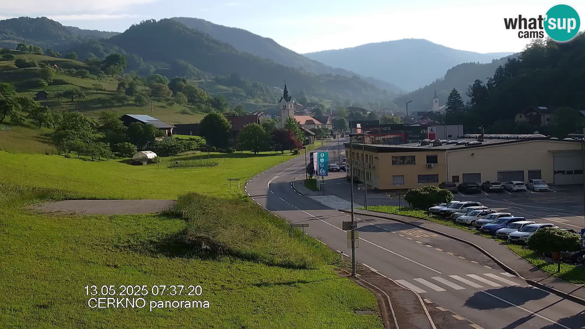 Cerkno ulaz u grad – Kamera uživo