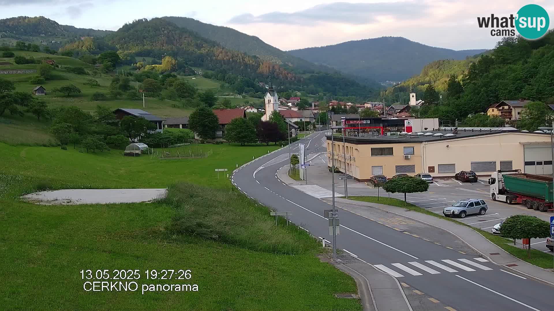 Cerkno Stadteingang Live-Webcam