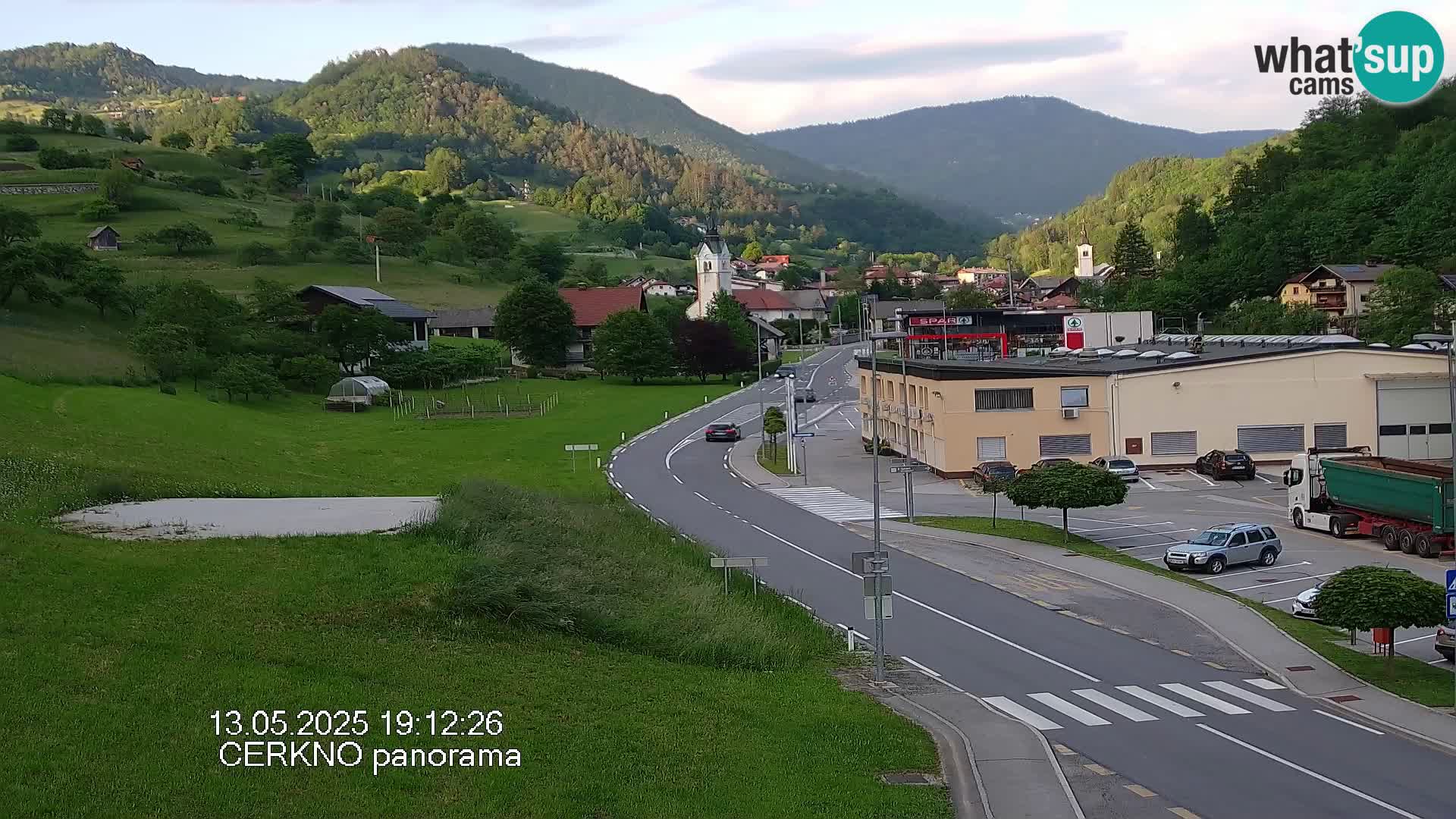 Cerkno Stadteingang Live-Webcam