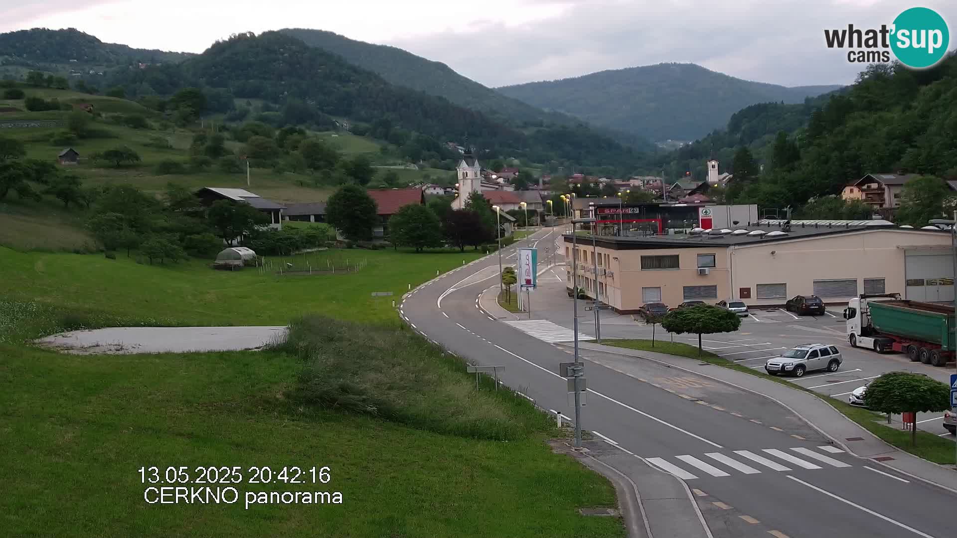 Cerkno ulaz u grad – Kamera uživo