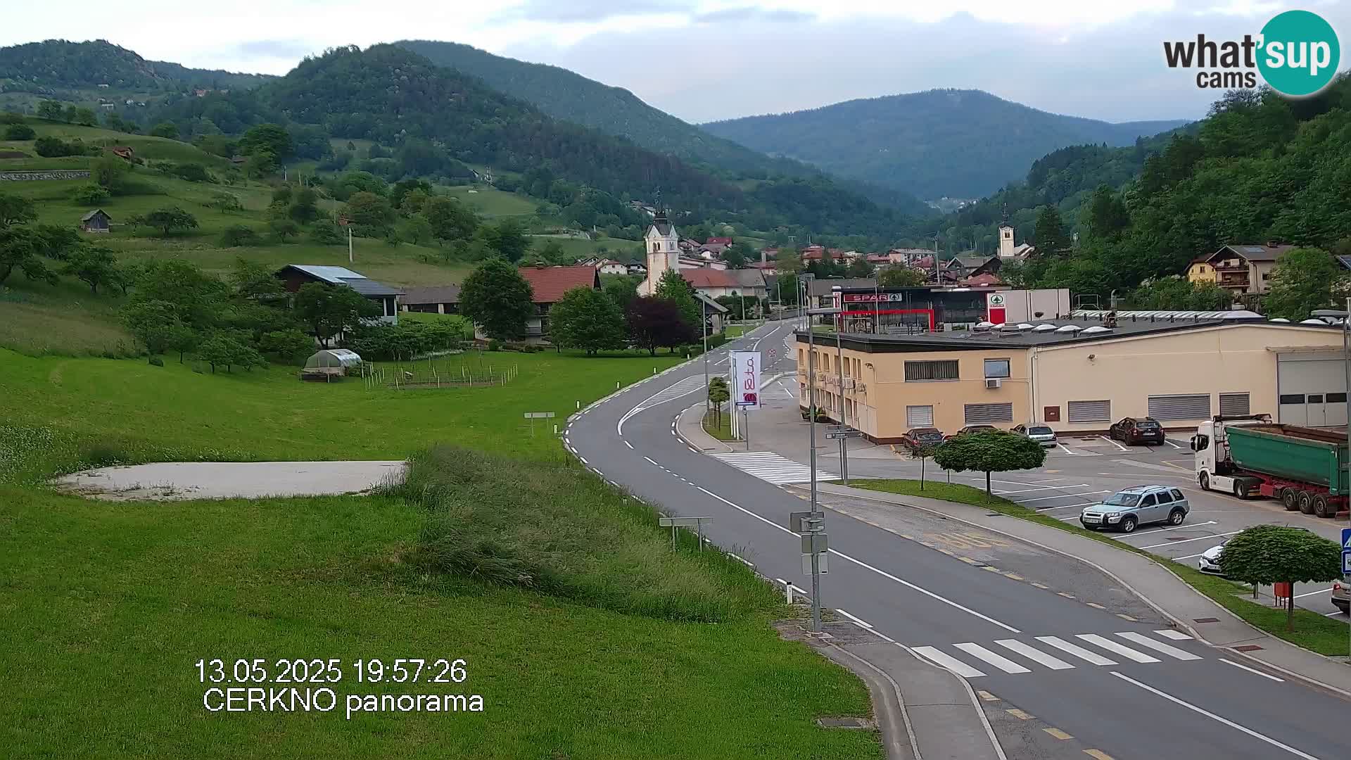 Webcam Ingresso Città di Cerkno