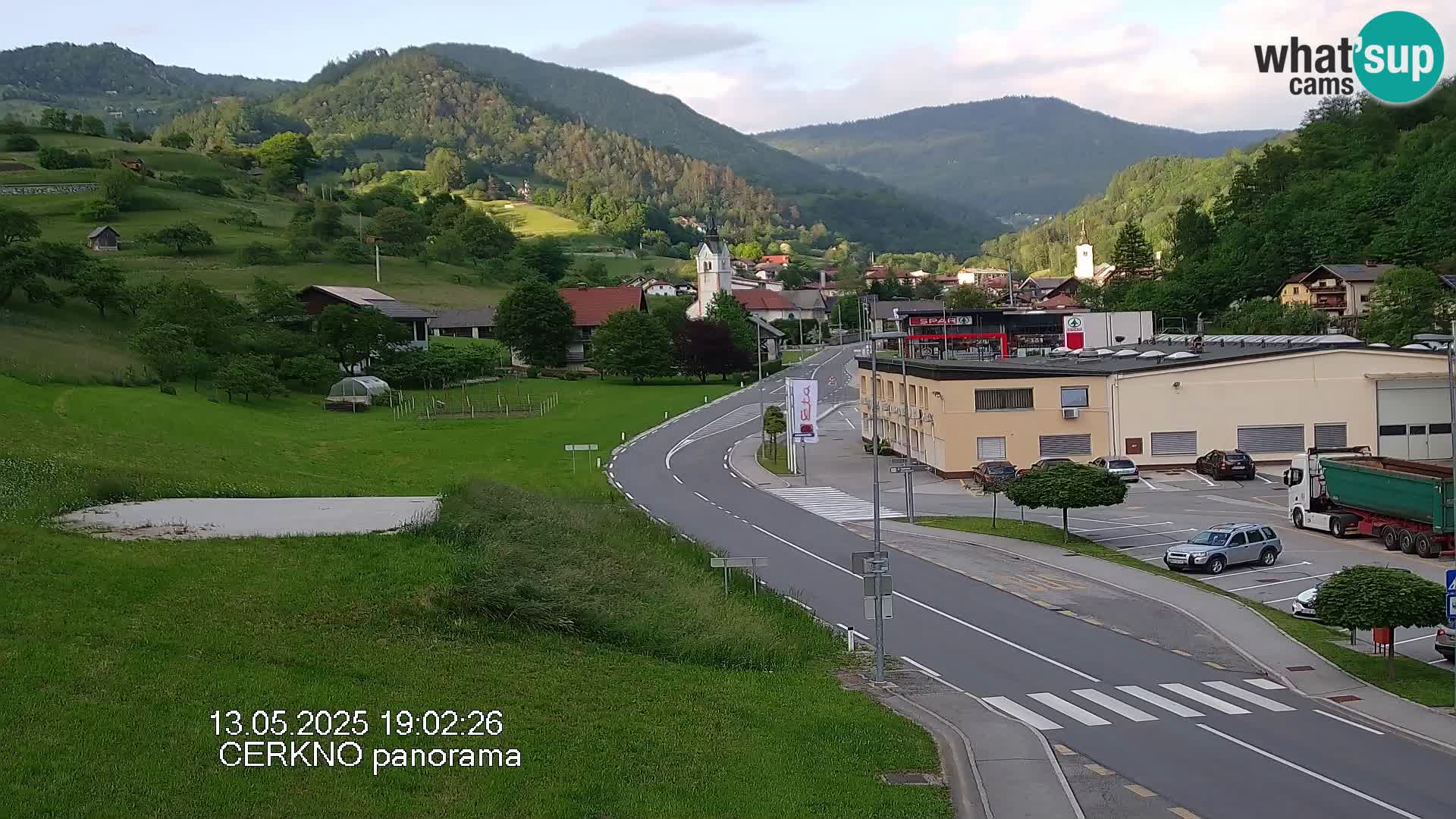 Cerkno Stadteingang Live-Webcam