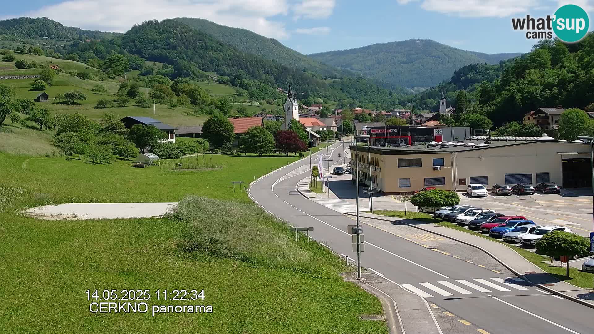 Cerkno Stadteingang Live-Webcam