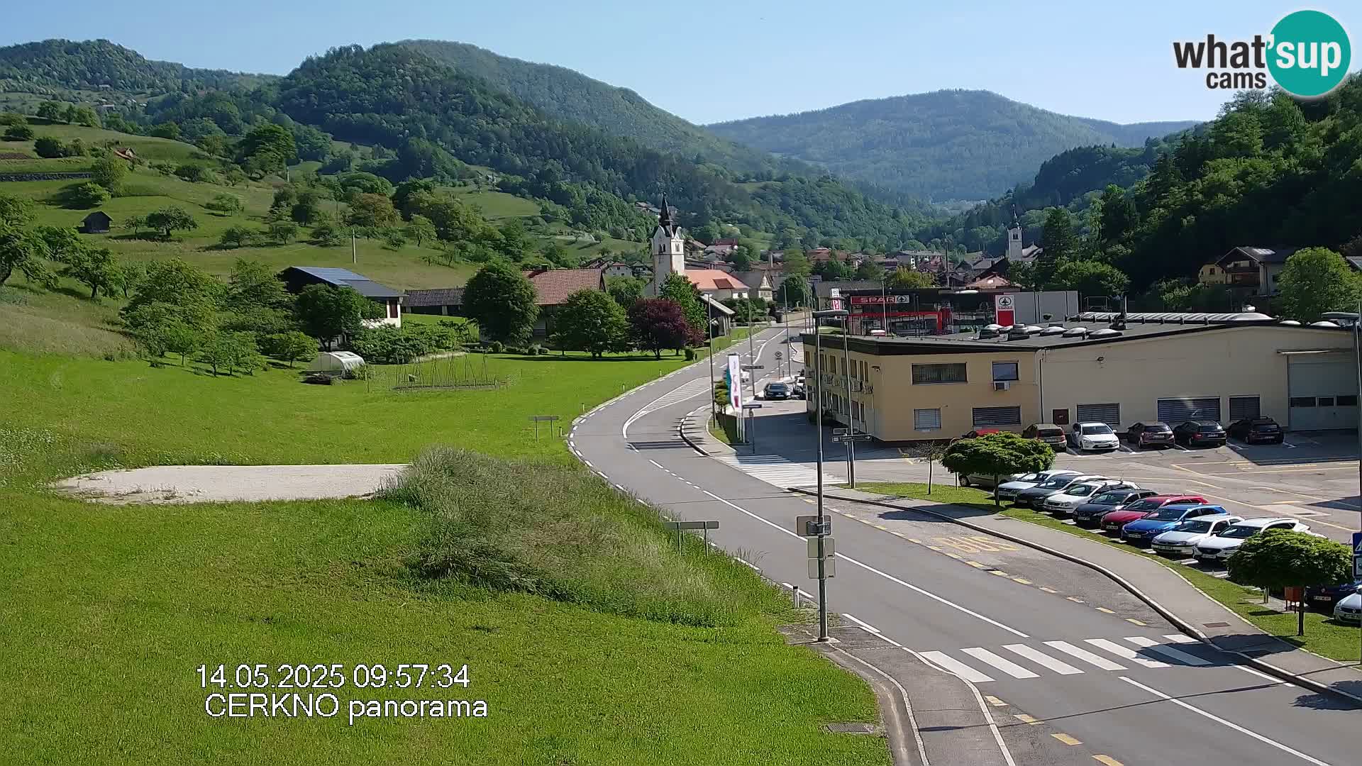Cerkno ulaz u grad – Kamera uživo