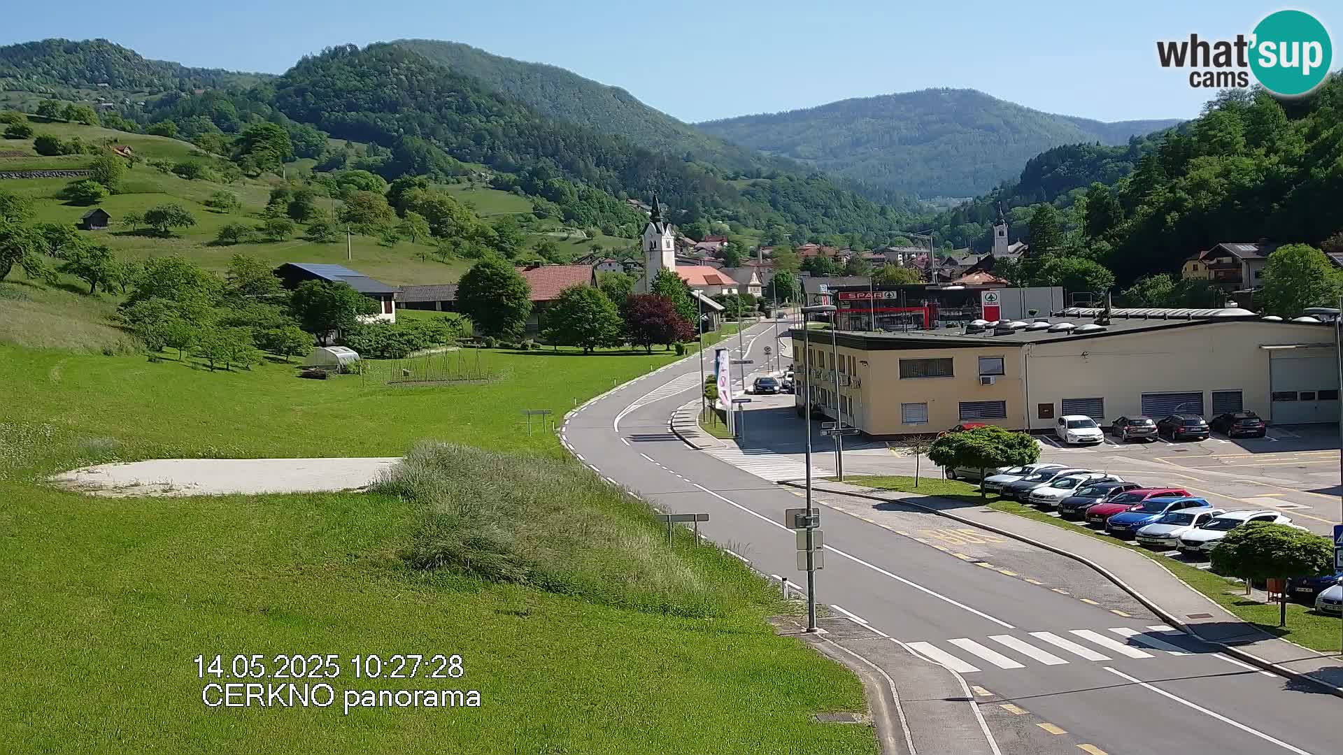Cerkno ulaz u grad – Kamera uživo