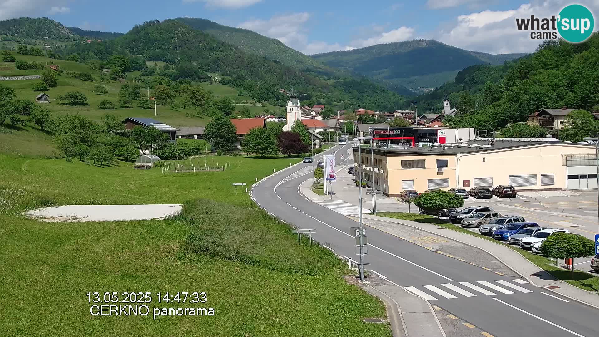 Cerkno Stadteingang Live-Webcam