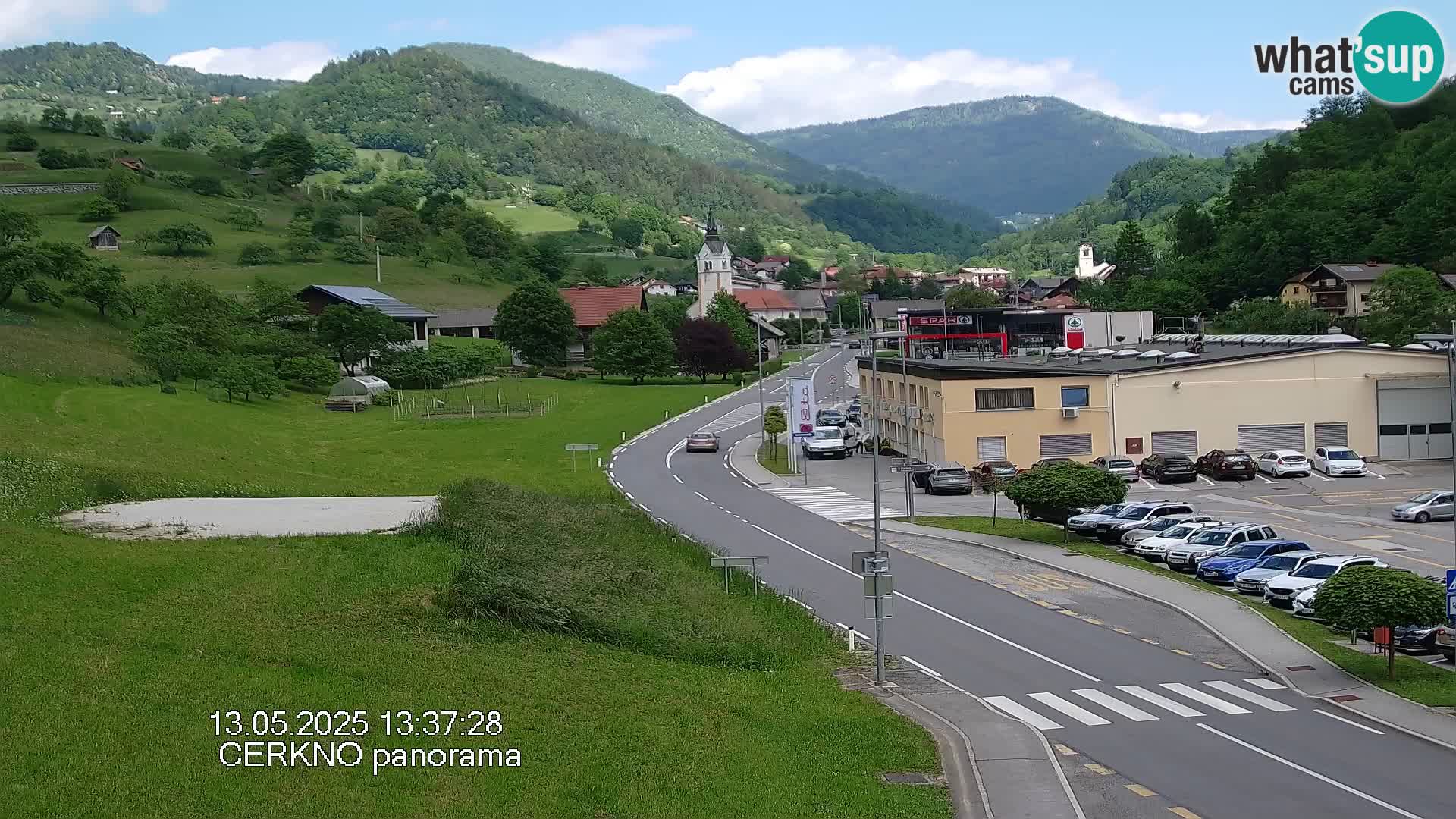 Cerkno ulaz u grad – Kamera uživo