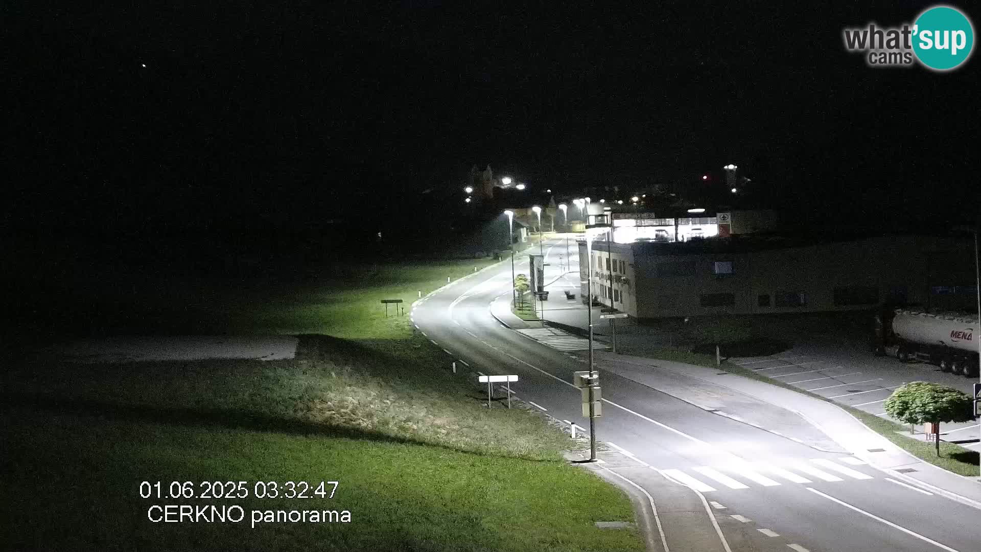 Webcam en direct – Entrée de la ville de Cerkno