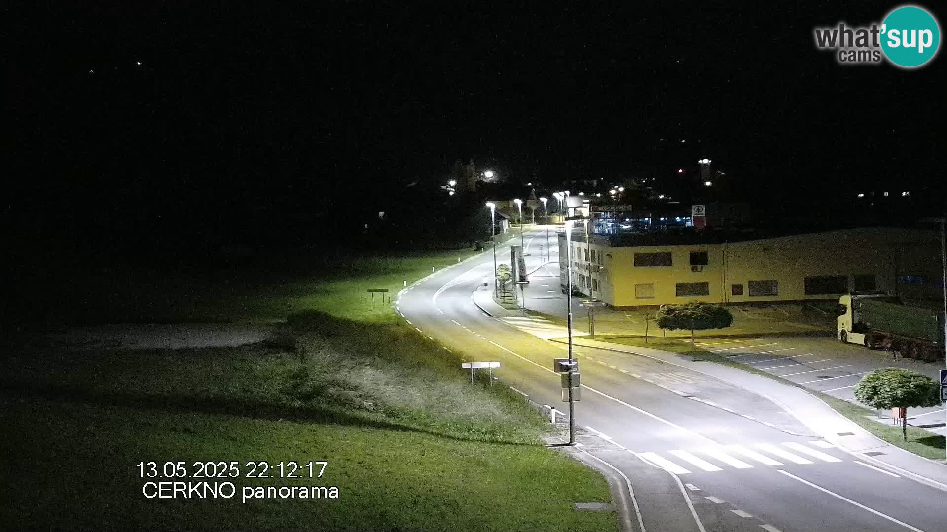 Cerkno entrada a la ciudad Webcam en vivo