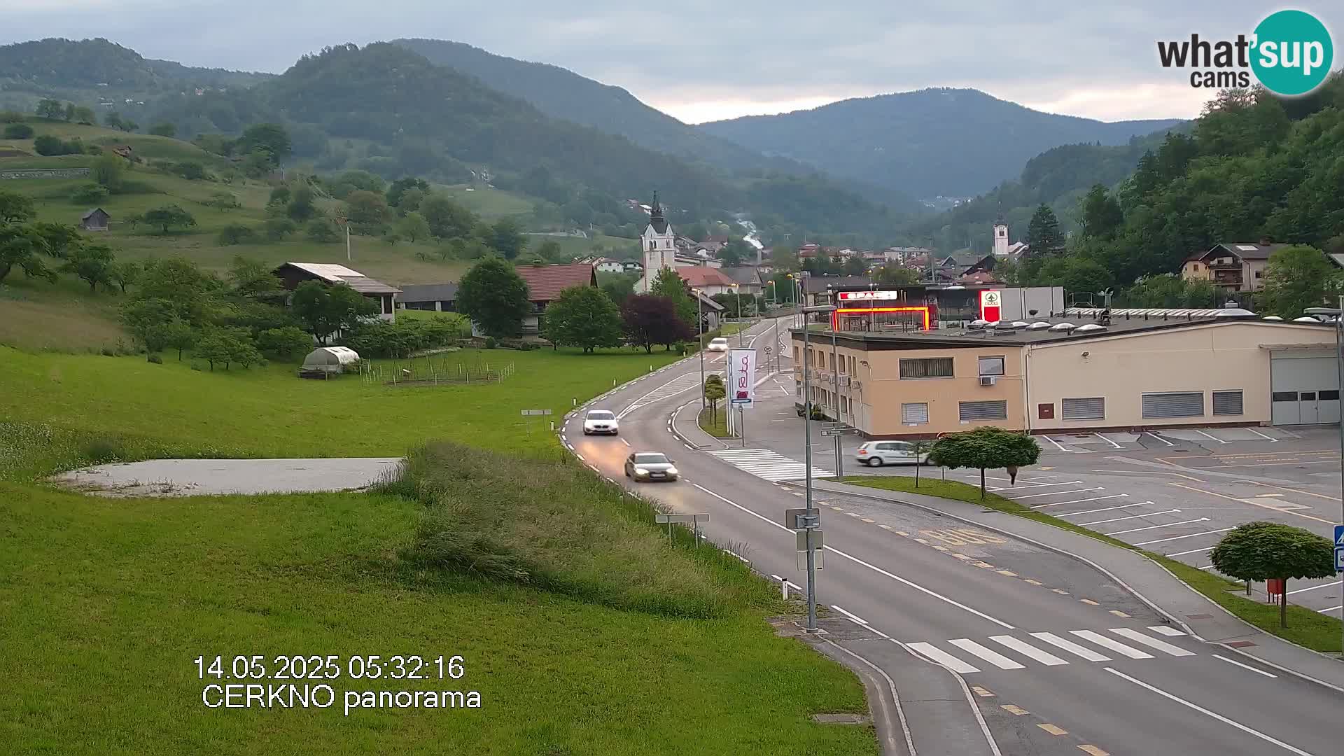 Cerkno Stadteingang Live-Webcam
