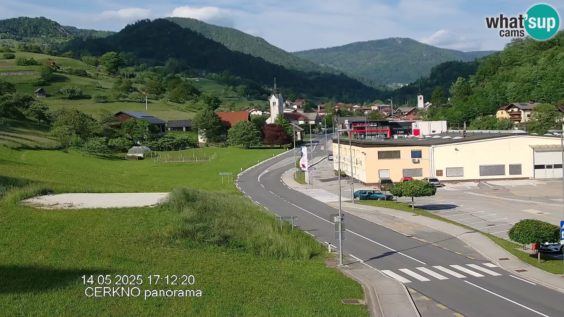 Webcam Ingresso Città di Cerkno