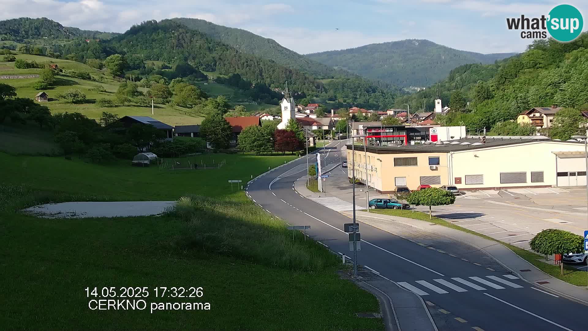 Cerkno Stadteingang Live-Webcam
