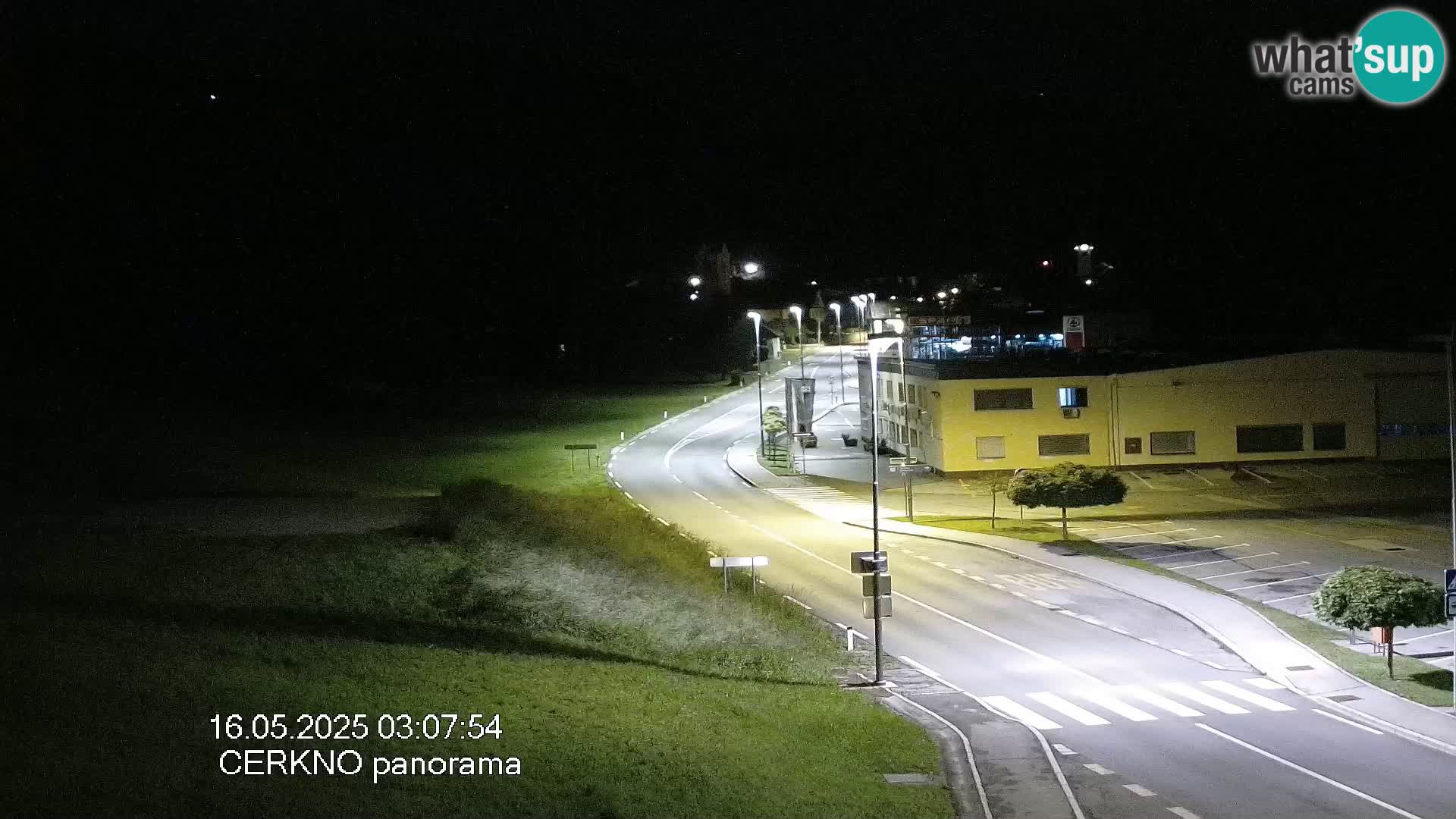 Cerkno city entrance Live Webcam