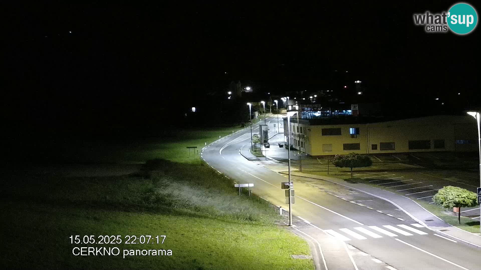 Cerkno city entrance Live Webcam
